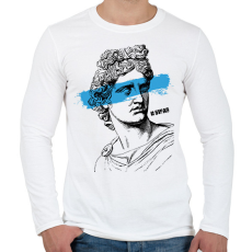 PRINTFASHION Swag 7 - Férfi hosszú ujjú póló - Fehér