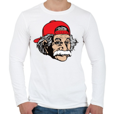 PRINTFASHION Swagstein - Férfi hosszú ujjú póló - Fehér