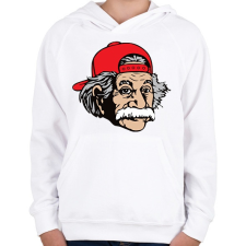 PRINTFASHION Swagstein - Gyerek kapucnis pulóver - Fehér gyerek pulóver, kardigán