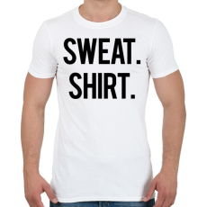 PRINTFASHION Sweat Shirt - Férfi póló - Fehér