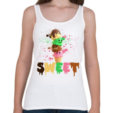 PRINTFASHION SWEET - Női atléta - Fehér