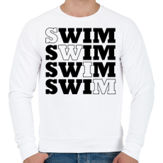 PRINTFASHION Swim - Férfi pulóver - Fehér