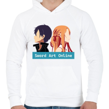 PRINTFASHION Sword Art Online - Férfi kapucnis pulóver - Fehér női pulóver, kardigán