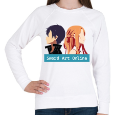 PRINTFASHION Sword Art Online - Női pulóver - Fehér női pulóver, kardigán
