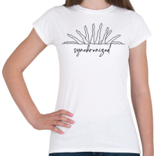 PRINTFASHION Synchronized - Női póló - Fehér női póló
