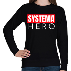 PRINTFASHION SYSTEMA HERO - Női pulóver - Fekete