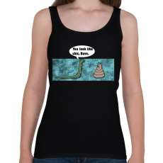 PRINTFASHION sz@rul nézel ki - Női atléta - Fekete