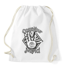 PRINTFASHION Szabaditsd fel az elméd - fekete - Sportzsák, Tornazsák - Fehér tornazsák