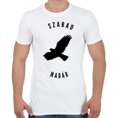 PRINTFASHION szabadmadár - Férfi póló - Fehér