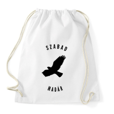 PRINTFASHION szabadmadár - Sportzsák, Tornazsák - Fehér tornazsák