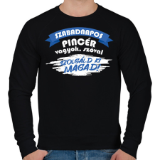 PRINTFASHION Szabadnapos pincér - Férfi pulóver - Fekete férfi pulóver, kardigán