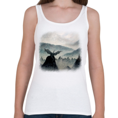 PRINTFASHION Szabadság - Női atléta - Fehér