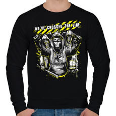 PRINTFASHION Szabályszegők - Férfi pulóver - Fekete