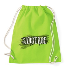 PRINTFASHION Szabotázs - Sportzsák, Tornazsák - Limezöld tornazsák
