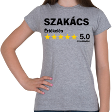 PRINTFASHION Szakács Értékelés ***** 5.0 (69 értékelés) - Női póló - Sport szürke