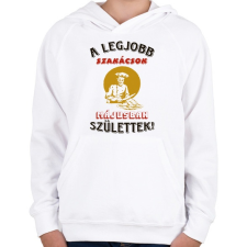 PRINTFASHION Szakács szülinapja május - Gyerek kapucnis pulóver - Fehér gyerek pulóver, kardigán