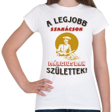 PRINTFASHION Szakács szülinapja március - Női póló - Fehér női póló