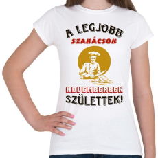 PRINTFASHION Szakács szülinapja november - Női póló - Fehér