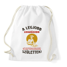 PRINTFASHION Szakács szülinapja szeptember - Sportzsák, Tornazsák - Fehér tornazsák