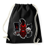 PRINTFASHION szakáll-kalóz 3 - Sportzsák, Tornazsák - Fekete