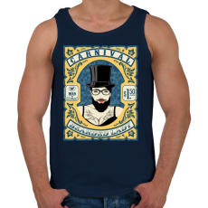 PRINTFASHION Szakállas nő - Férfi atléta - Sötétkék