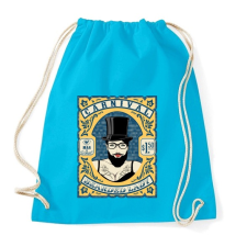 PRINTFASHION Szakállas nő - Sportzsák, Tornazsák - Surf blue tornazsák