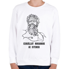 PRINTFASHION Szakállat hordanak az istenek - Gyerek pulóver - Fehér gyerek pulóver, kardigán