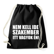 PRINTFASHION Szakember (2) - Sportzsák, Tornazsák - Fekete tornazsák