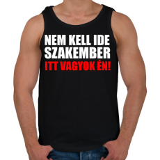 PRINTFASHION Szakember (3) - Férfi atléta - Fekete