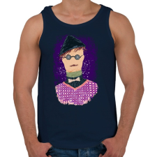 PRINTFASHION Szalmaember - Férfi atléta - Sötétkék atléta, trikó