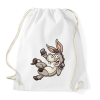 PRINTFASHION szamár - Sportzsák, Tornazsák - Fehér