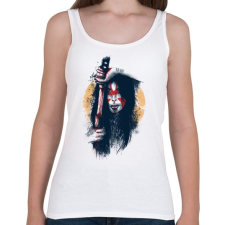 PRINTFASHION Szamuráj áldozat - Női atléta - Fehér női trikó