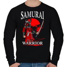 PRINTFASHION Szamuráj  - Férfi pulóver - Fekete férfi pulóver, kardigán