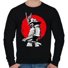 PRINTFASHION Szamuráj  - Férfi pulóver - Fekete
