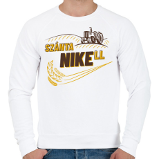 PRINTFASHION SzántaNIKEll - Férfi pulóver - Fehér