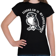 PRINTFASHION Szarkasztikus Szarka - Női póló - Fekete női póló