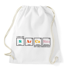 PRINTFASHION Szarkazmus kedvelő - Sportzsák, Tornazsák - Fehér tornazsák