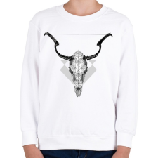 PRINTFASHION Szarvas - Gyerek pulóver - Fehér gyerek pulóver, kardigán