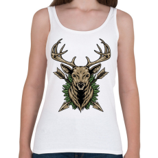 PRINTFASHION szarvas - Női atléta - Fehér