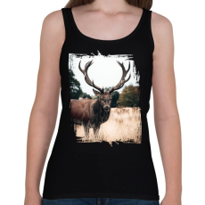 PRINTFASHION Szarvas - Női atléta - Fekete