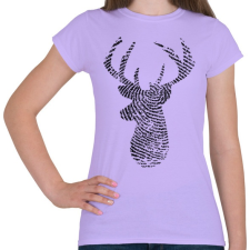 PRINTFASHION Szarvas - Női póló - Viola női póló