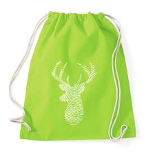 PRINTFASHION Szarvas - Sportzsák, Tornazsák - Limezöld tornazsák