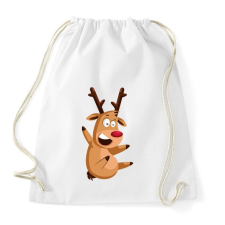 PRINTFASHION Szarvaska - Sportzsák, Tornazsák - Fehér tornazsák