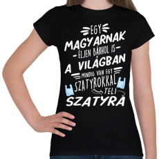 PRINTFASHION Szatyor a szatyorban - Női póló - Fekete
