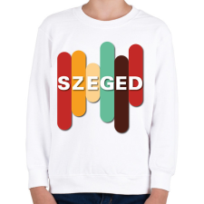 PRINTFASHION Szeged - színes - Gyerek pulóver - Fehér gyerek pulóver, kardigán