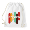 PRINTFASHION Szeged - színes - Sportzsák, Tornazsák - Fehér
