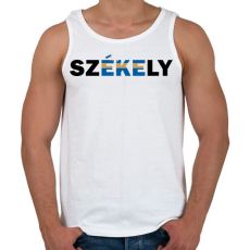 PRINTFASHION Székely - Férfi atléta - Fehér