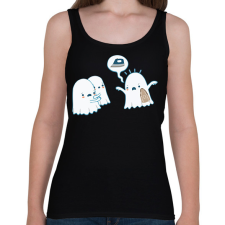 PRINTFASHION Szellem rémálom - Női atléta - Fekete női trikó