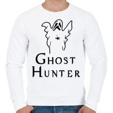 PRINTFASHION szellem vadász - Férfi pulóver - Fehér