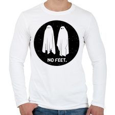 PRINTFASHION Szellemek - Férfi hosszú ujjú póló - Fehér férfi póló